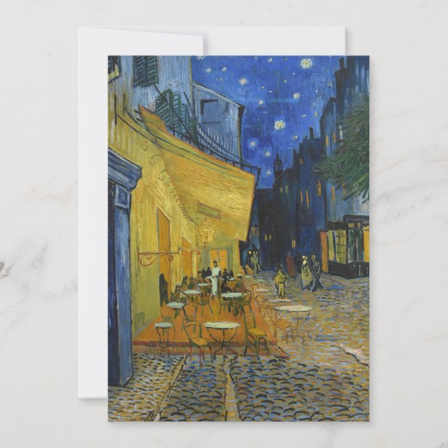 Cafe Terrace de noche | Vincent van Gogh (Anverso)