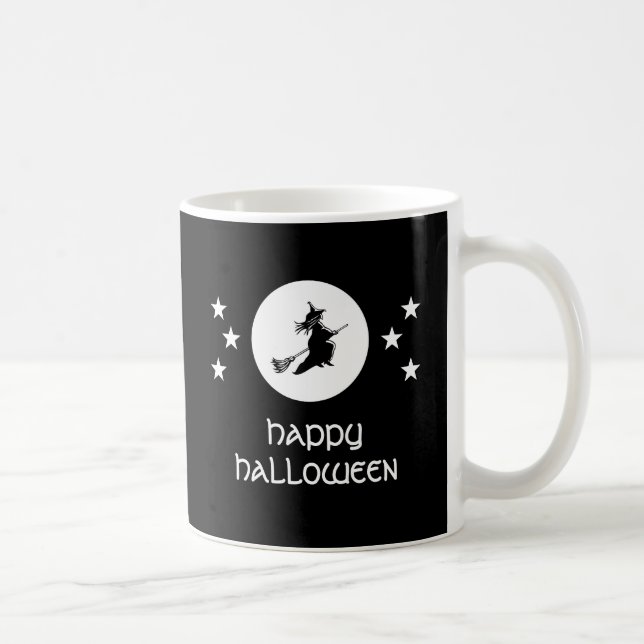 Café Testigos de la taza de Halloween, negro (Derecha)