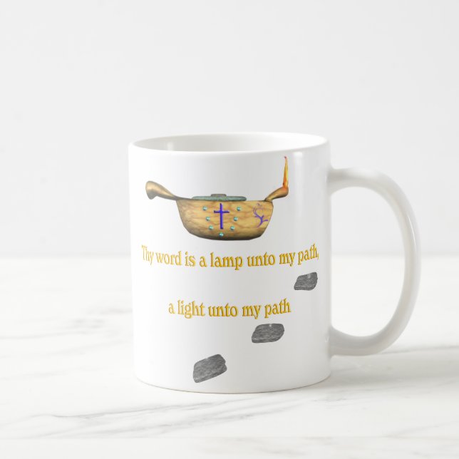 Café Thy palabra es una taza del salmo 119 de la (Derecha)