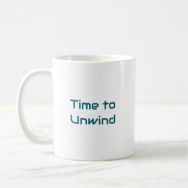 Café Tiempo de desenrollar la taza