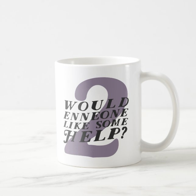 Café Tipo de Enneagram - taza divertida 2 (Derecha)