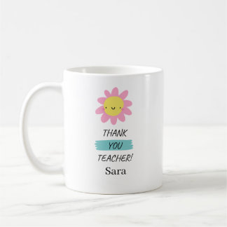 Café Título Taza Personalizada de Agradecimiento para M