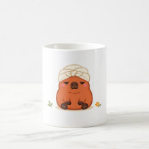 Toalla Turbante de Spa de Carpincho Adorable Taza