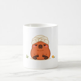 Café Toalla Turbante de Spa de Carpincho Adorable Taza