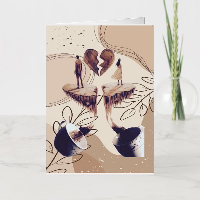 Café, todo lo que necesitamos es café, hojas de ca (Anverso)