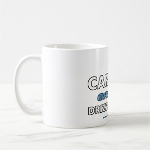 Café Toldo de caravana levantado, taza de llovizna