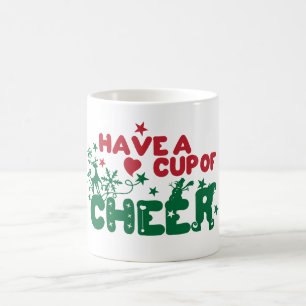 Café Tómate una taza de Navidades de alegría Mug