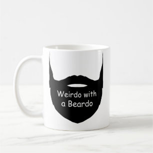 Café Tonto con una taza Beardo, Taza divertida, Taza de