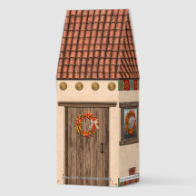 Café Tostado Diseño de Casa de Adobe del Sudoeste