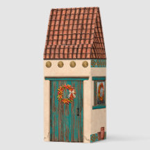 Café Tostado Diseño de Casa de Adobe del Sudoeste
