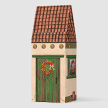 Café Tostado Diseño de Casa de Adobe del Sudoeste