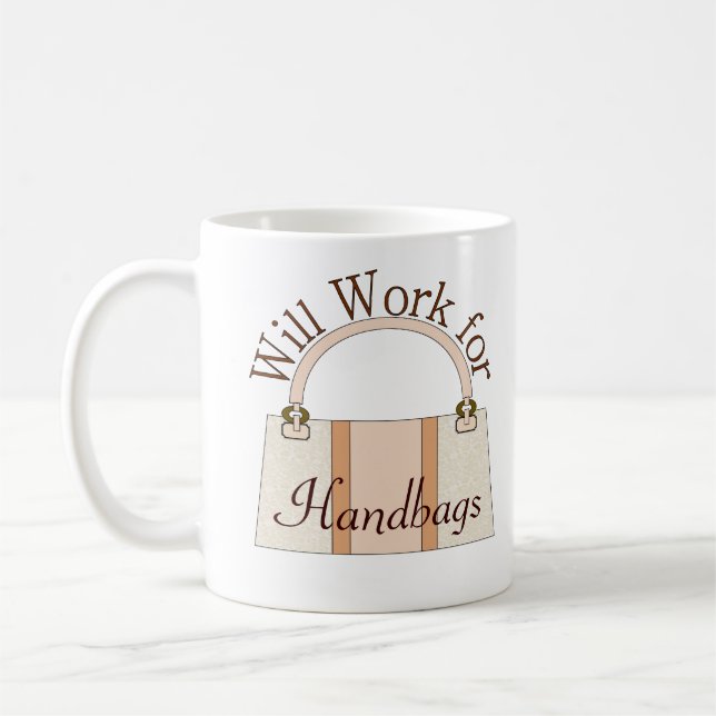 Café Trabajará para la taza de los bolsos (Izquierda)