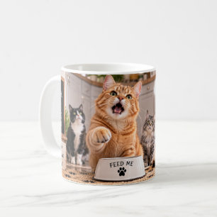 Café Trabajo para mi gato Taza divertida de gato