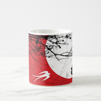 Café Tragos de Oriental en taza del claro de luna