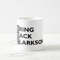 Traiga detrás la taza de Clarkson