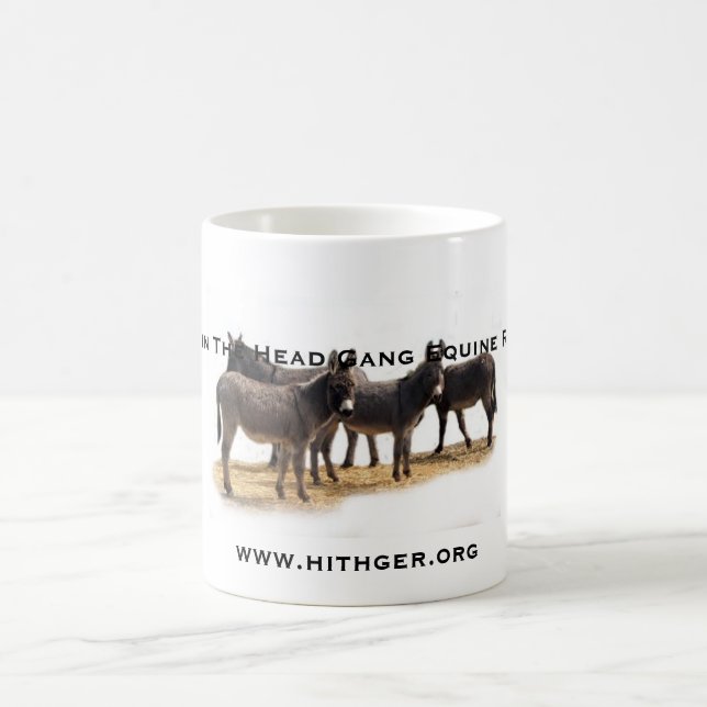 Café Trío de Hithger de la taza de los burros (Centro)