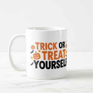 Café Truco o tratate a ti mismo - Graciosa taza de Hall