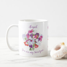 Tú Eres Mi Guisante de Dulce Taza Personalizada