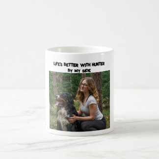 Café Tu taza con las fotos de tu mascota y tu texto