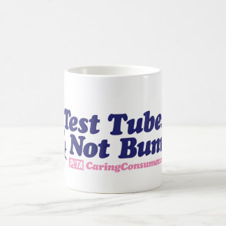 Café Tubos de ensayo, no taza de los conejitos