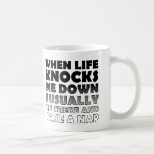 Café Tumbado Toma Una Siesta Taza Divertida o Taza de V
