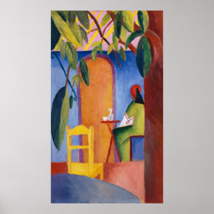 "Café turco" por Macke, poster de arte