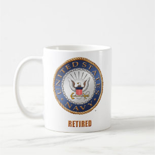 Café U.S. Taza jubilada marina de guerra