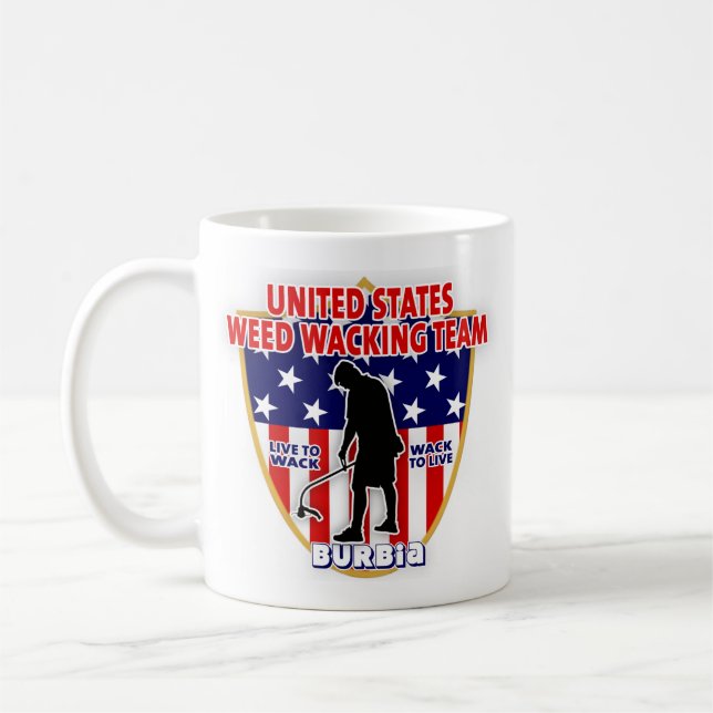 Café U.S. Taza Wacking del equipo de la mala hierba (Izquierda)