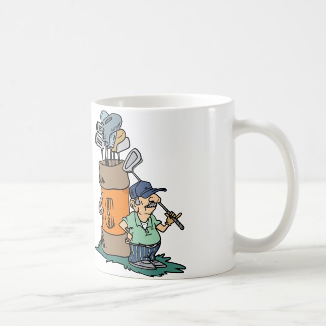 Café Un juego de la taza del golf (Derecha)