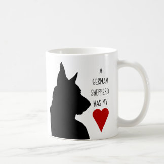 Café "Un pastor alemán tiene taza de mi corazón"