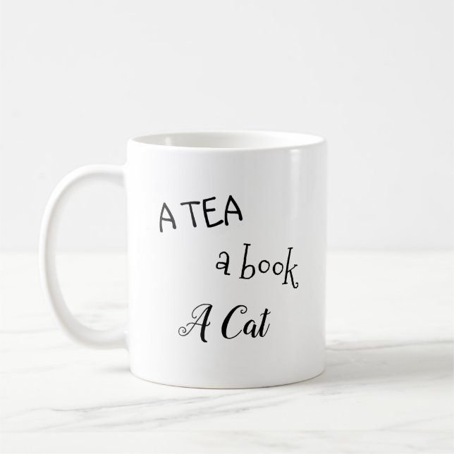 Café "Un té, un libro, taza de un gato" (Izquierda)