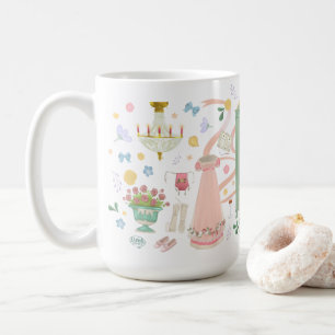 Café Una bola en la taza de la Crown Inn (15 onzas blan