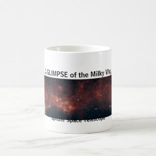 Café UNA OJEADA de la taza de la vía láctea