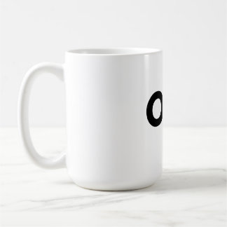 Café UNA simple taza de tipografía