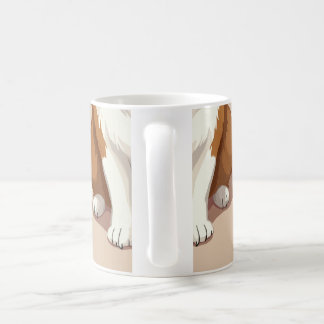 Café Una taza con un diseño galés de Corgi.