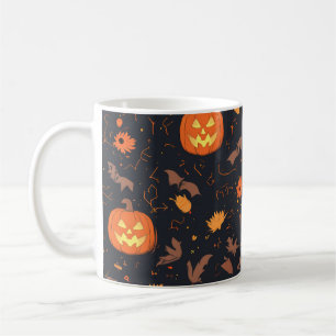 Café una taza de barba de Halloween