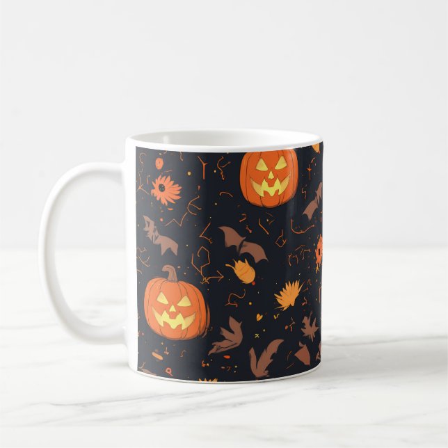 Café una taza de barba de Halloween (Izquierda)