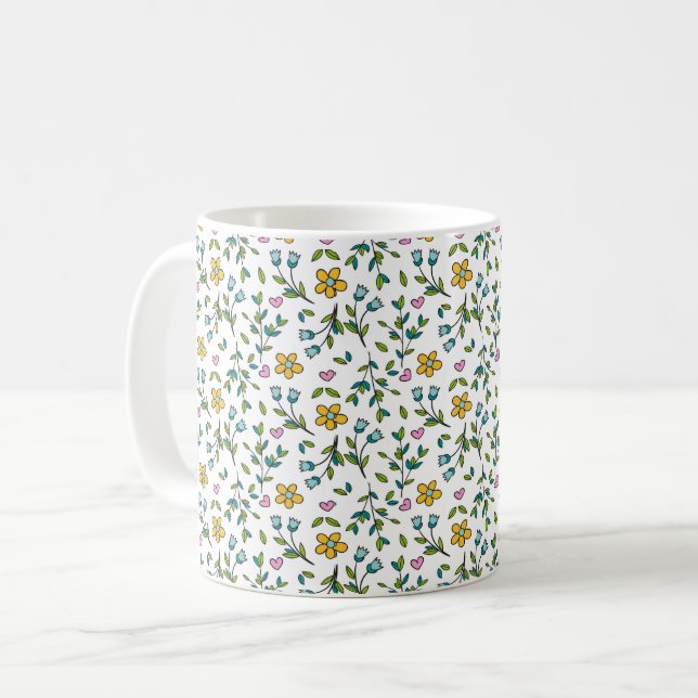 CAFÉ UNA TAZA DE FLOR DELICADA (Anverso izquierdo)