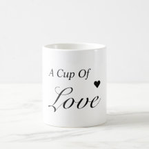 Una taza de regalo de tazón de amor