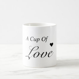 Café Una taza de regalo de tazón de amor