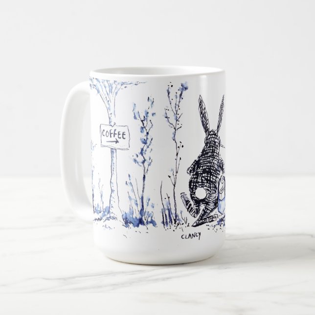 Café Una taza de sendero de conejo (Anverso izquierdo)