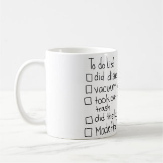 Café Uno de una clase - taza seca de la lista del