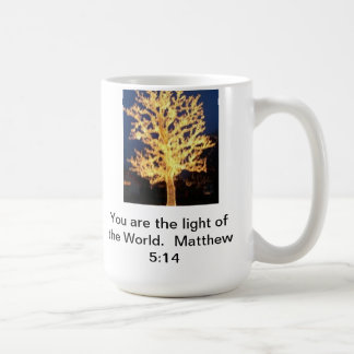 Café Usted es la luz de la taza del mundo