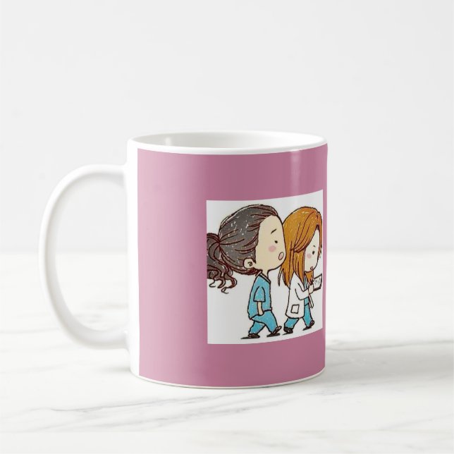Café Usted es mi taza de la persona - rosa (Izquierda)