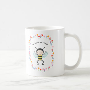 Café Usted es taza divertida linda de la abeja de la