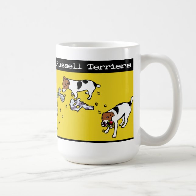 Café Usted no sabe la taza de los terrieres de Jack (Derecha)