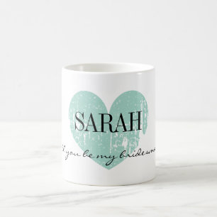 Café Usted será mi taza de la dama de honor con el