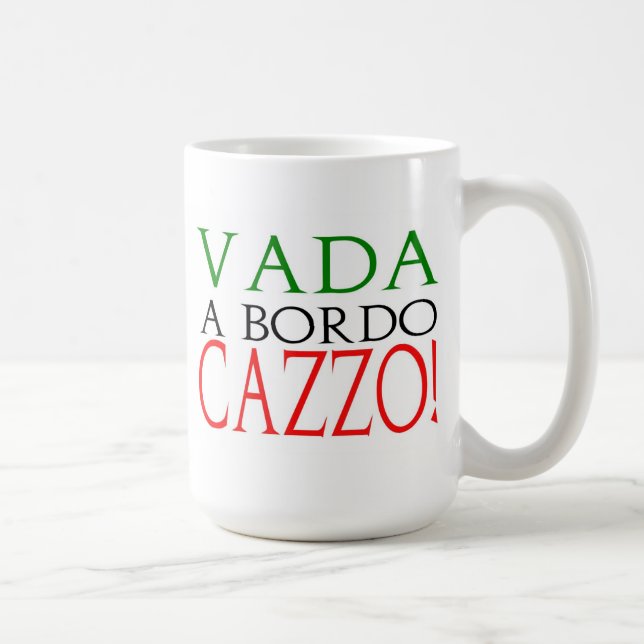 Café Vada una taza de Cazzo del bordo (Derecha)