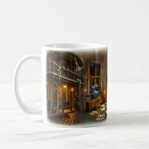 Café Vela de la Casa del Sol Naciente Taza