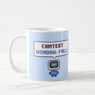 Café Ventana de contexto: Taza de píxeles divertida de 